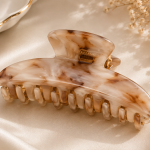 Marble Acetate Hair Claw