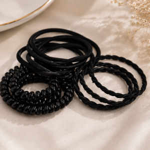 Classic Black Hair Band Set