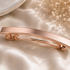 Rose Gold Metal Barrette